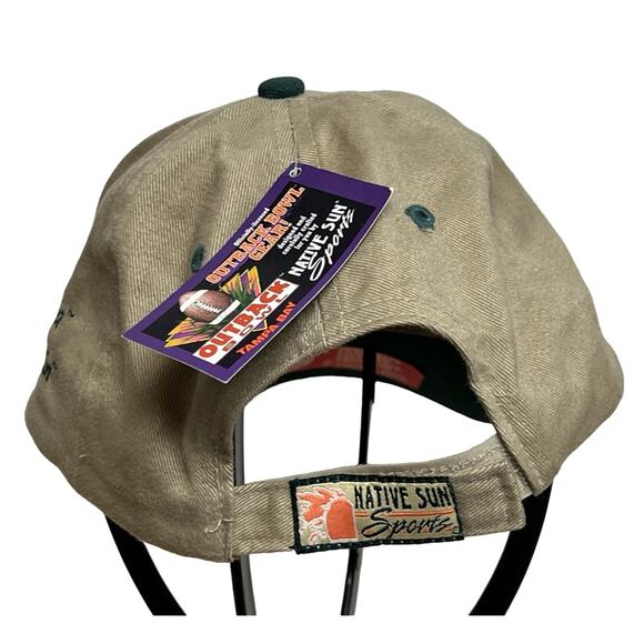 VINTAGE OUTBACK BOWL TAMPA BAY 2005 GEORGIA VS. WISCONSIN BASEBALL HAT CAP NWT - Picture 4 of 8